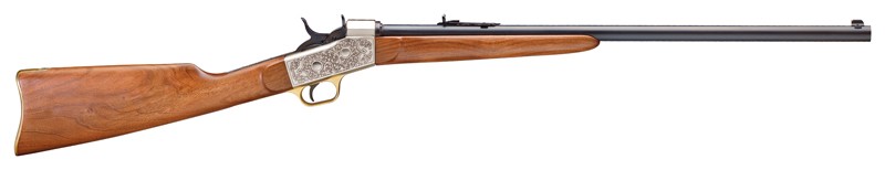 PEDERSOLI MISSISSIPPI 38-55 ROLLING BLOCK 26" WALNUT