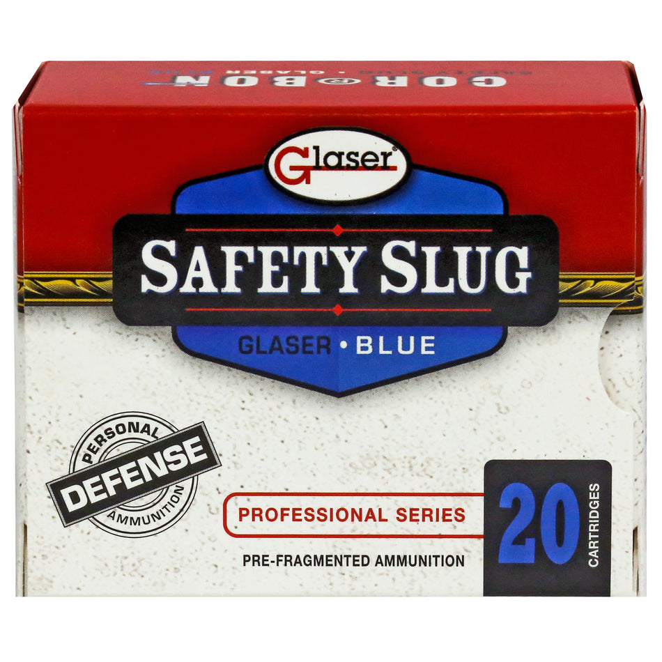 Glaser .380 ACP/Auto GL00600/20 Blue Pre-Fragmented 70 Grain