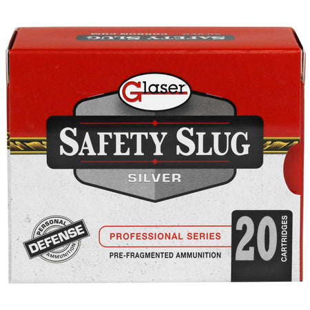 Glaser .38 Special GL02400/20 Silver +P Pre-Fragmented 80 Grain