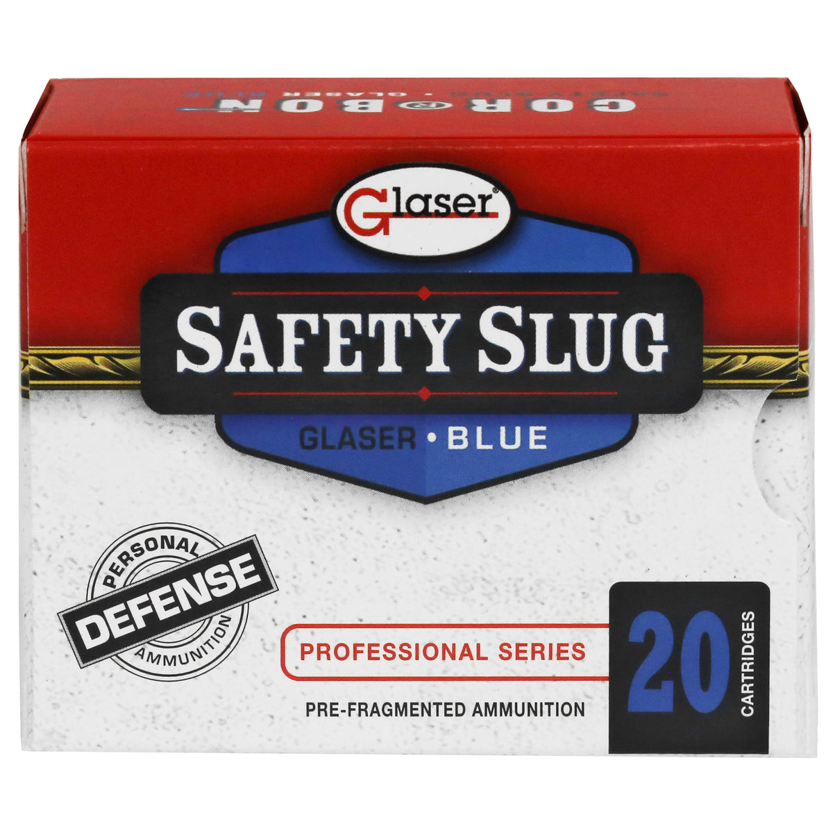 Glaser .357 Magnum GL02600/20 Blue Pre-Fragmented 80 Grain