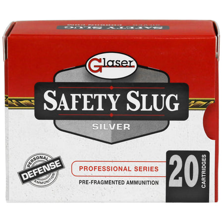 Glaser .40 S&W GL03200/20 Silver Pre-Fragmented 115 Grain
