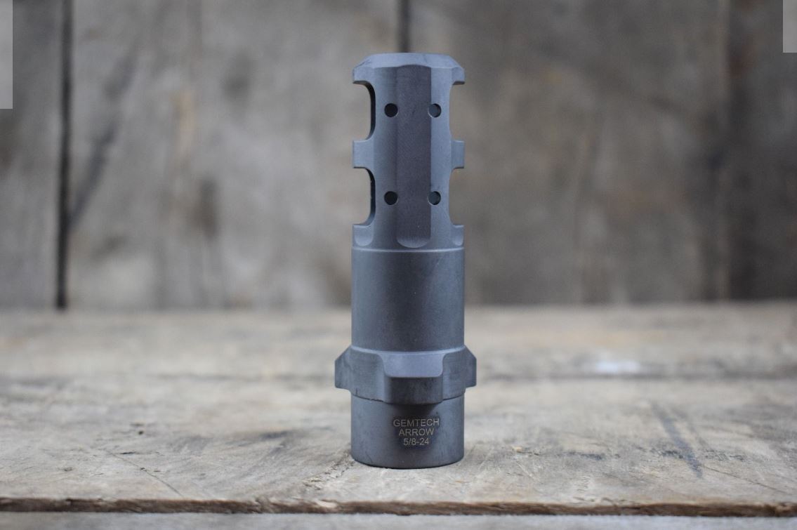 338 LAP Tri-Lock Muzzle Brake 5/8-24 Thread 12143