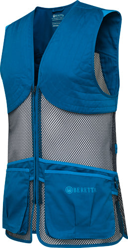 Beretta Men's Full Mesh Shooting Vest 2XL Blue Twilight Color