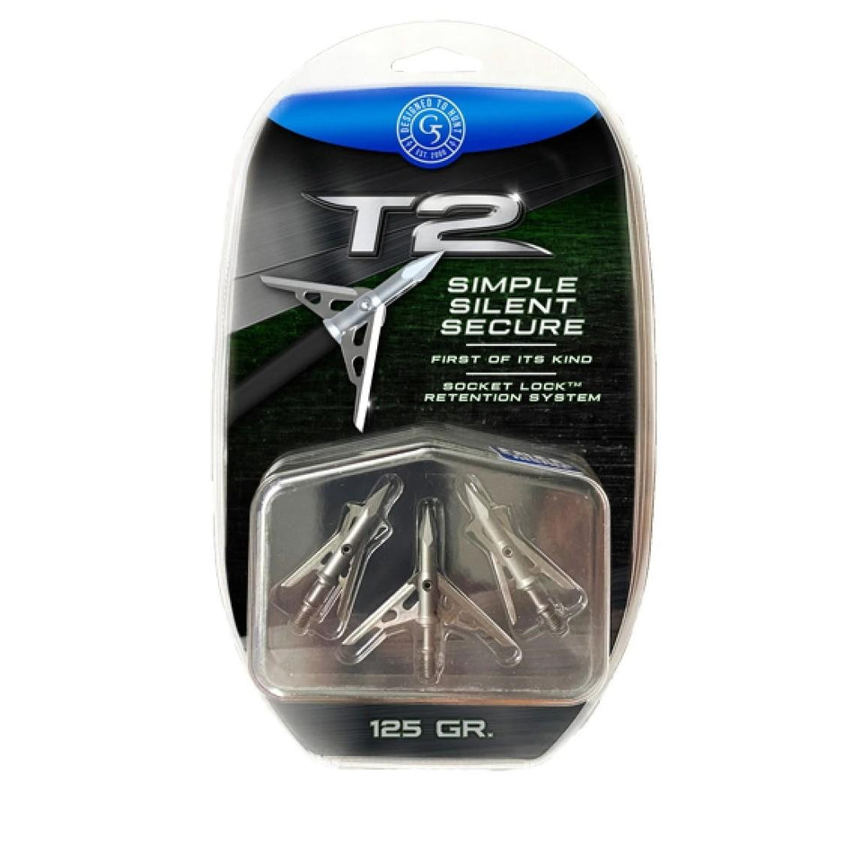 G5 Outdoors T2 Match Expandable Broadhead 125 Grain BMP 3pk
