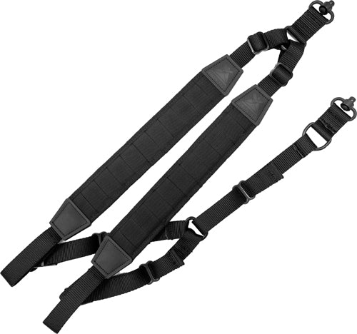 GrovTec Black MOLLE System Backpack Sling w/ Push Button Swivels