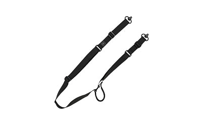 GrovTec Sabre 2-Point Rifle Sling with Heavy Duty Push Button Swivels, Matte Black GTSL134