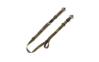GrovTec Sabre 2-Point Rifle Sling with Heavy Duty Push Button Swivels, Multicam GTSL136