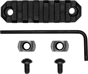 GrovTec 7-Slot M-LOK Aluminum Rail Section 3 Inch Black