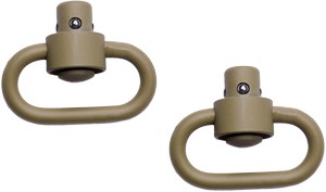 GrovTec Heavy Duty Push Button Swivels Desert Sand Cerakote 1.25" 2pk