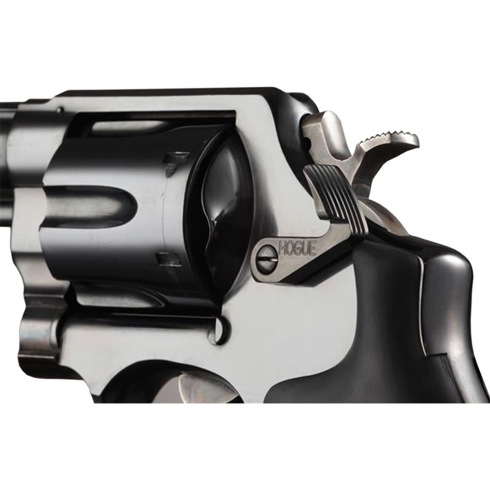 Hogue Smith & Wesson Long Cylinder Release Blued Stainless