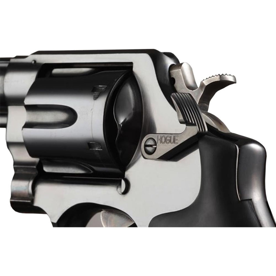 Hogue Smith & Wesson Long Cylinder Release Blued Stainless