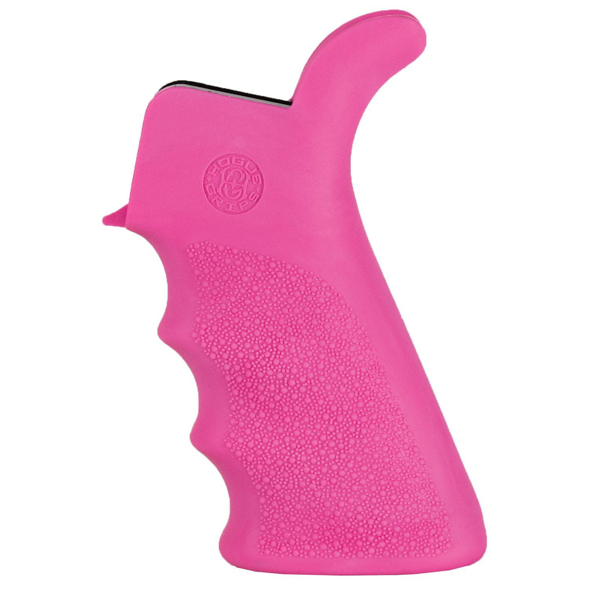 Hogue Pink Rubber Beavertail Grip with Finger Grooves for AR-15/M-16