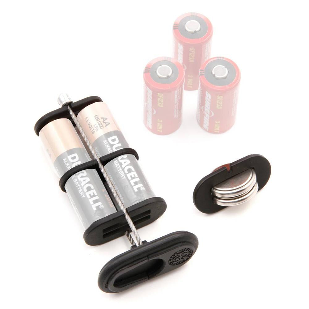 Hogue AR-15/AK-47/Sig 556 Grip Battery Storage Kit Black - Cargo Management System