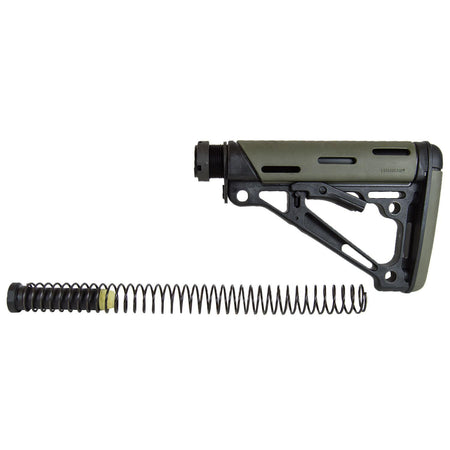 Hogue AR-15/M-16 OM Collapsible Stock Assembly Buffer Tube Hardware OD Green Rubber