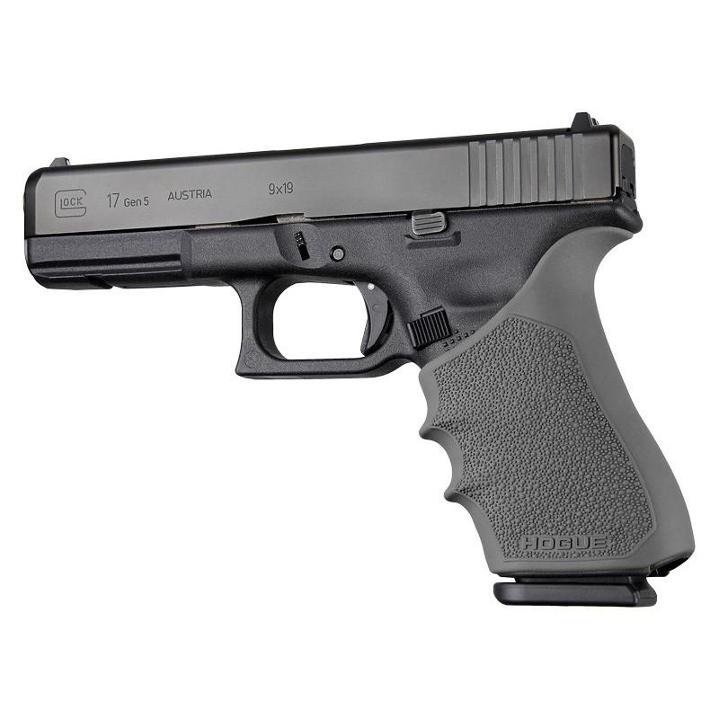 Hogue HandAll Beavertail Handgun Grip Sleeve Glock 17 Gen 1/2/5 Slate Grey