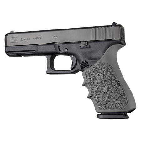 Hogue HandAll Beavertail Handgun Grip Sleeve Glock 17 Gen 1/2/5 Slate Grey