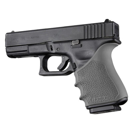 Hogue HandAll Beavertail Slate Grey Grip Sleeve Glock 19 Gen 3 and 4