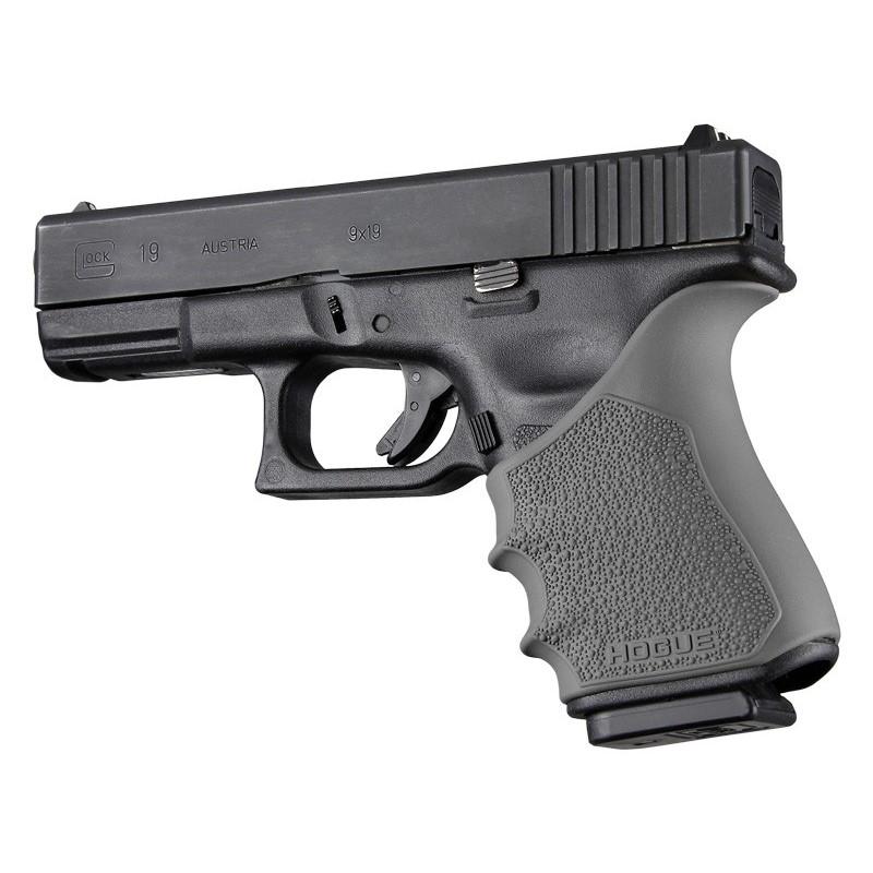 Hogue HandAll Beavertail Slate Grey Grip Sleeve Glock 19 Gen 3 and 4