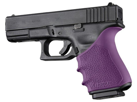Hogue HandAll Beavertail Rubber Grip Sleeve Glock 19/23/32/38 Gen 3-4 Purple