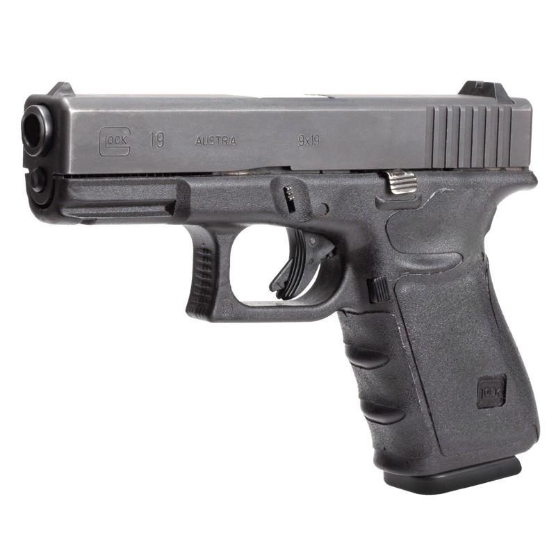 Hogue Wrapter Black Rubber Adhesive Grip - Glock Gen 3 17 17L 18 22 24 31 34 35 37