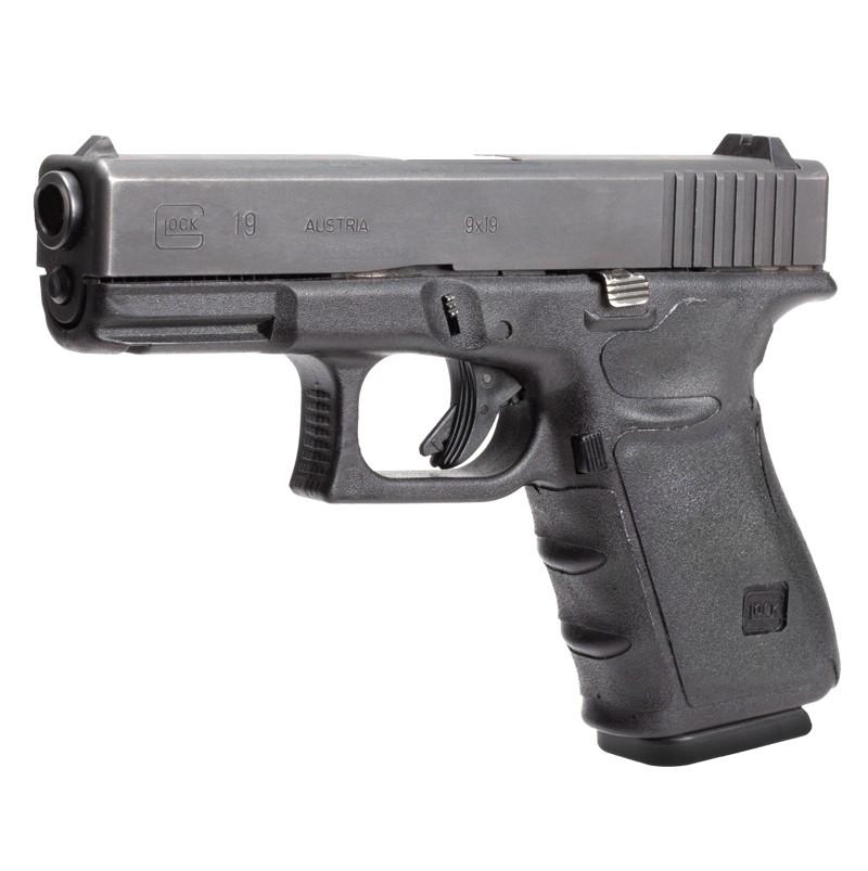 Hogue Wrapter Black Rubber Adhesive Grip - Glock Gen 4 17 17MOS 22 31 34 34MOS 35 35MOS