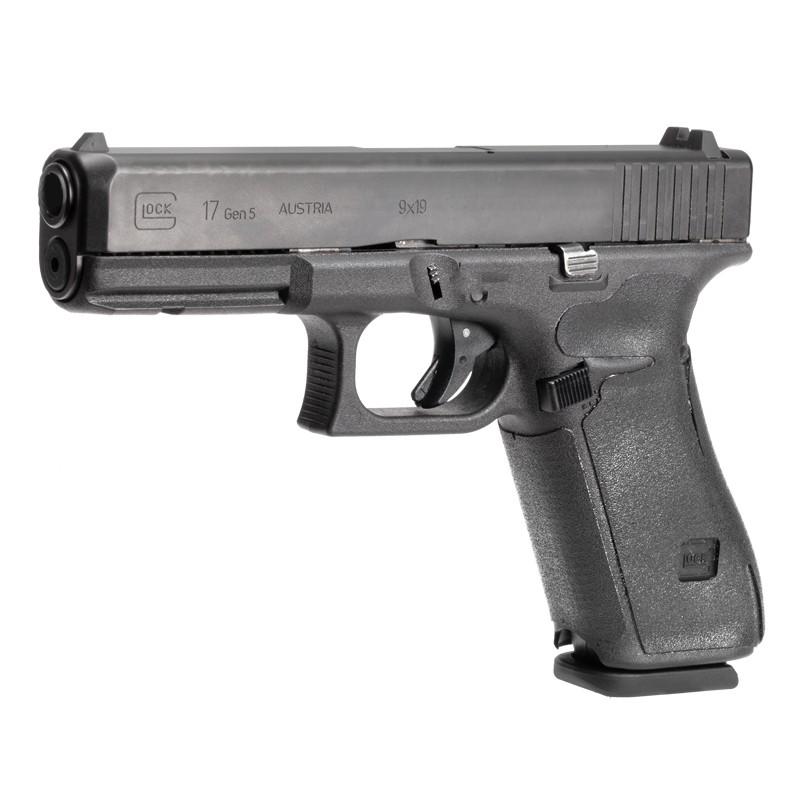 Hogue Wrapter Adhesive Rubber Grip Compatible with Glock Gen 5 17 45 19X - Black