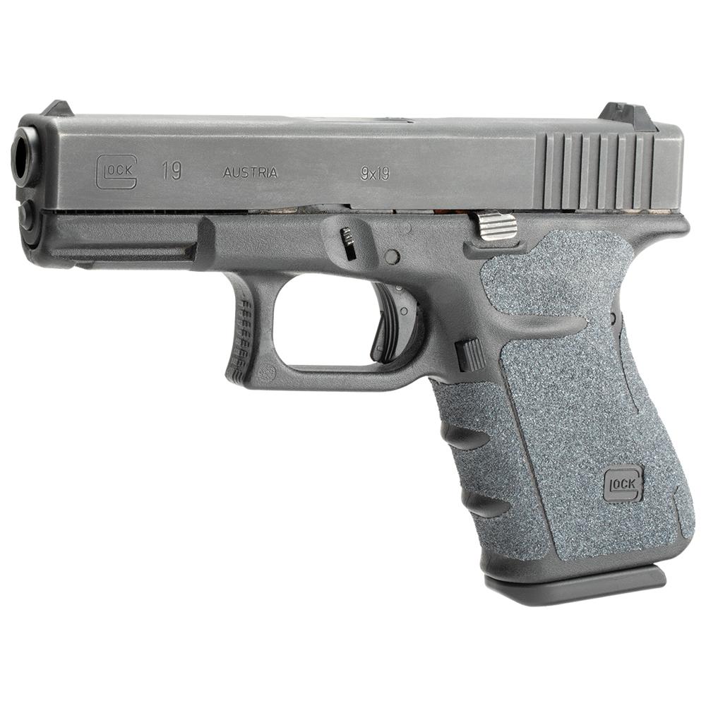 Hogue Wrapter Grit Adhesive Grip Compatible with Glock Gen 3 19 23 32 38 - Black