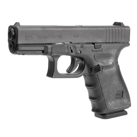 Wrapter Adhesive Rubber Grip Compatible with Glock Gen 4 19 19MOS 23 32 - Black