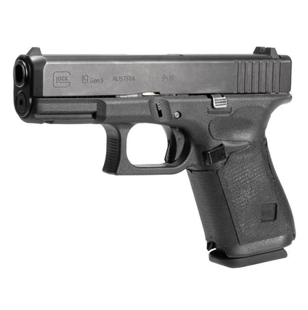 Wrapter Adhesive Rubber Grip Compatible with Glock Gen 5 19 19MOS 44 - Black