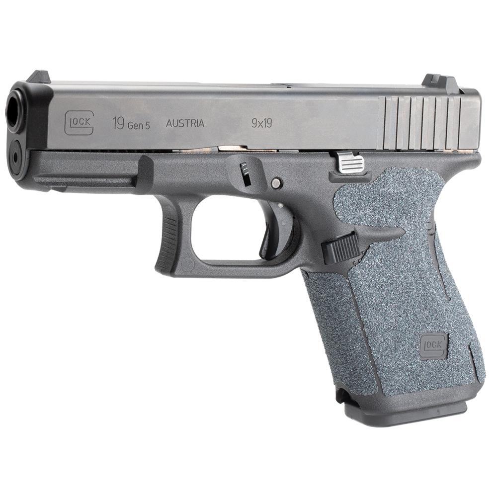 Wrapter Adhesive Grit Grip Compatible with Glock Gen 5 19 19MOS 44 - Black