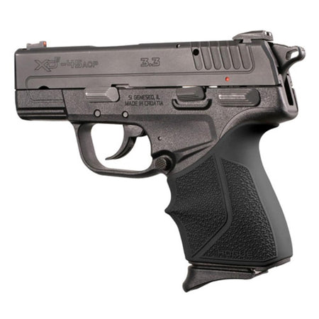 Hogue Handall Beavertail Rubber Grip Sleeve Springfield XD-E 9/45 Black Cobblestone
