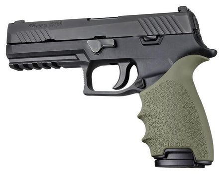 Hogue HandAll Beavertail Rubber Grip Sleeve Sig Sauer P320 OD Green