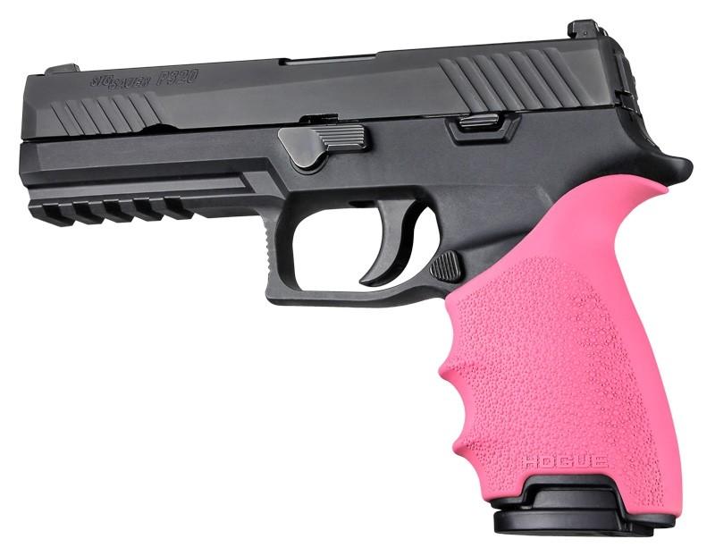 Hogue HandAll Beavertail Rubber Grip Sleeve Sig Sauer P320 Pink