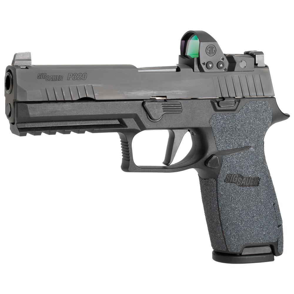 Wrapter Adhesive Grit Grip Compatible with Sig Sauer P320 Full Size Med. Module - Black