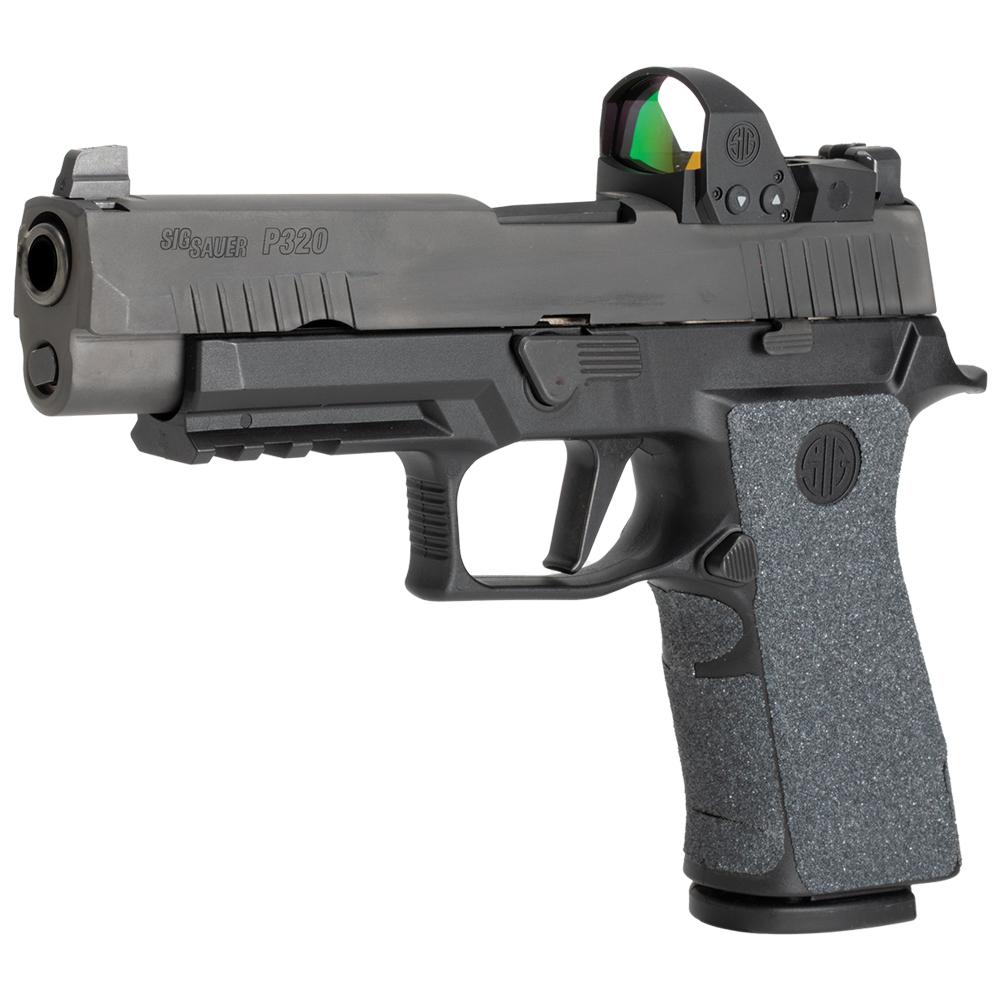 Hogue Wrapter Grit Grip Compatible with Sig Sauer P320 Full Size X Module - Black
