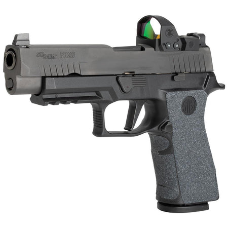 Hogue Wrapter Grit Grip Compatible with Sig Sauer P320 Full Size X Module - Black
