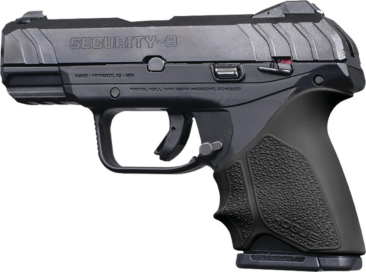 Hogue HandAll Beavertail Handgun Grip Sleeve Ruger Security-9 Compact Black