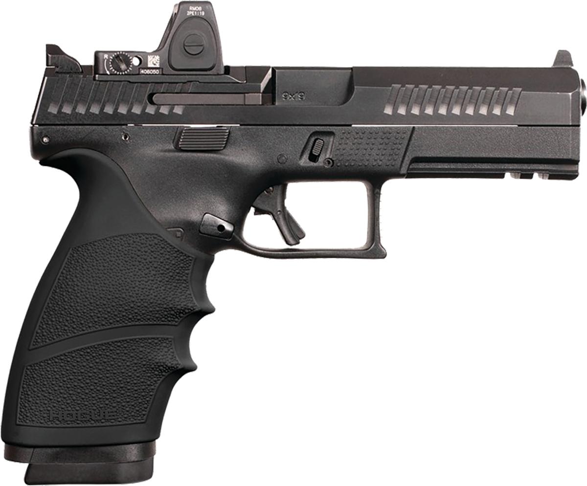 Hogue HandAll Black Beavertail Grip Sleeve for CZ P-10 Full Size 9mm