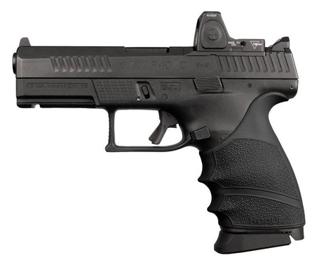 Hogue HandAll Beavertail Cobblestone Grip Sleeve CZ P-10 C 9mm Black