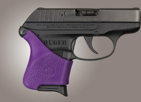 Hogue Handall Hybrid Grip Sleeve Ruger LCP in Purple