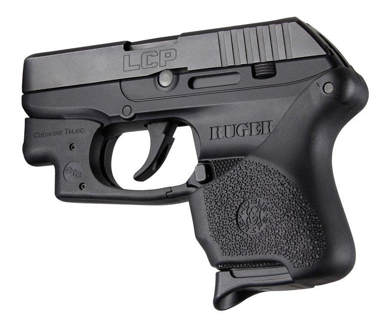 Hogue Handall Grip Sleeve Ruger LCP with Crimson Trace Laser Button