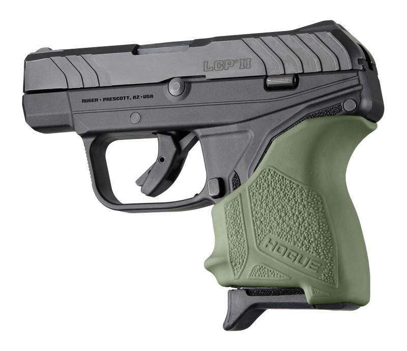 Hogue HandAll Beavertail Handgun Grip Sleeve Ruger LCP II Olive Drab Green
