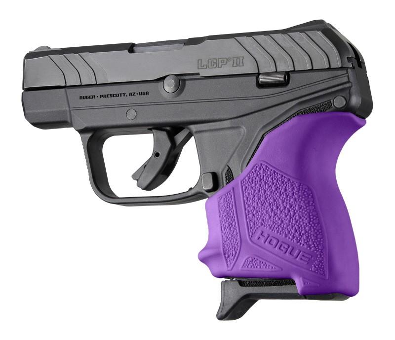 Hogue HandAll Beavertail Handgun Grip Sleeve Ruger LCP II in Purple