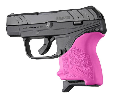 Hogue HandAll Beavertail Handgun Grip Sleeve Ruger LCP II in Pink