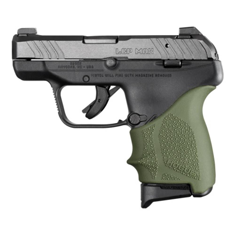 Hogue HandAll Beavertail Ruger LCP Max Grip Sleeve Olive Drab Green