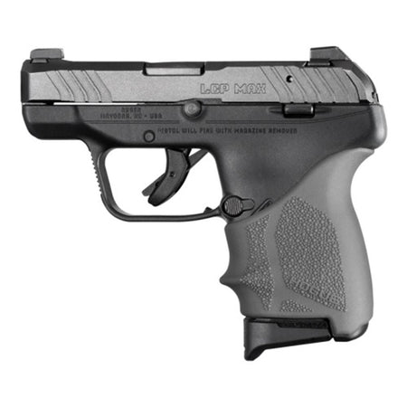 Hogue HandAll Beavertail Ruger LCP Max Grip Sleeve in Slate Grey