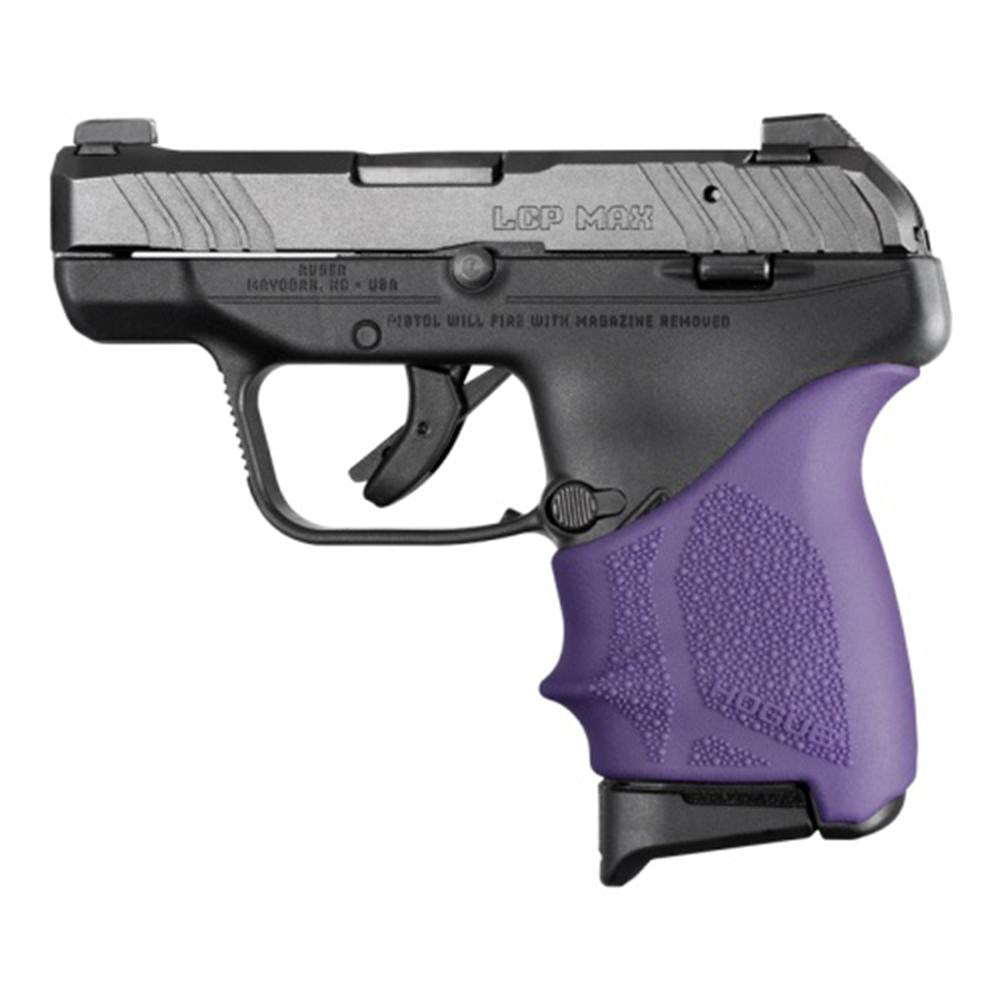 Hogue HandAll Beavertail Rubber Grip Sleeve Ruger LCP Max Purple