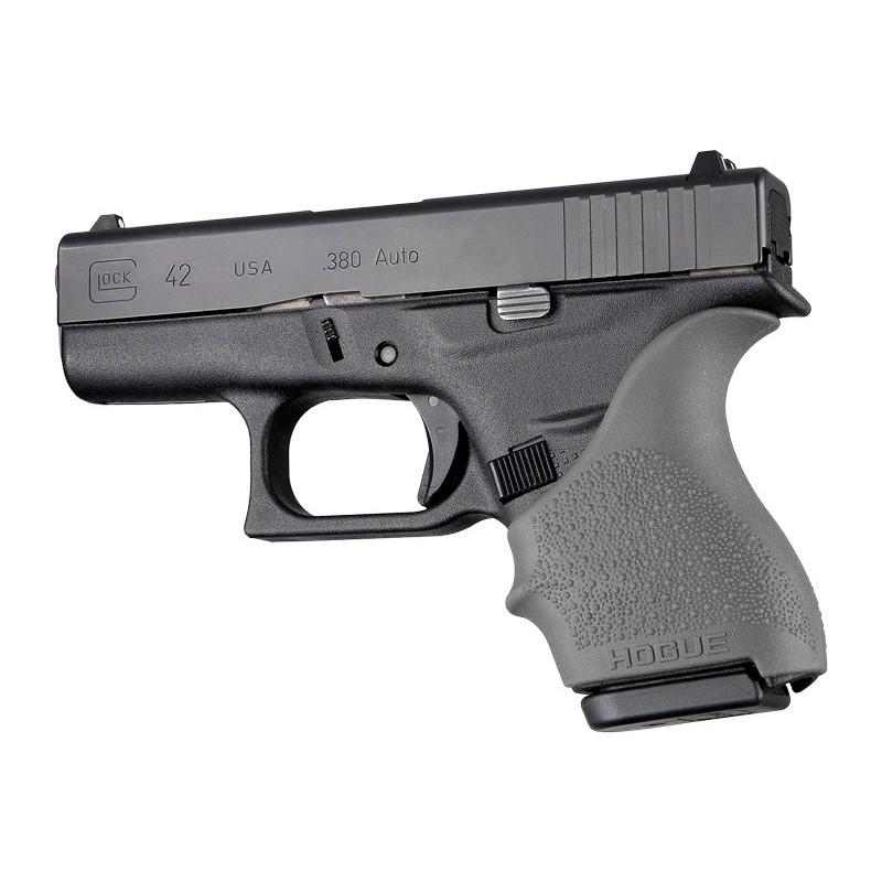 Hogue HandAll Beavertail Rubber Grip Sleeve Glock 42 43 Slate Grey