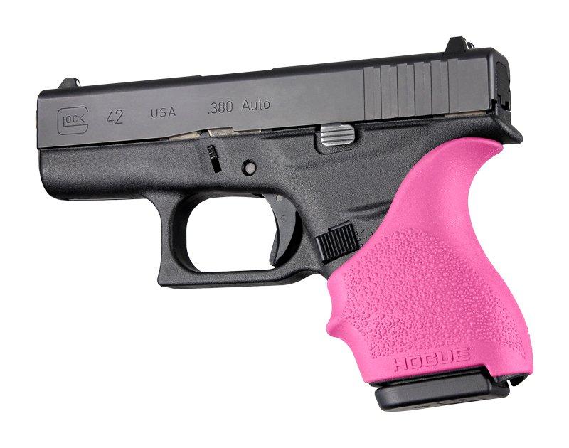 Hogue HandAll Beavertail Rubber Grip Sleeve Glock 42 43 Pink