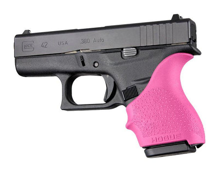 Hogue HandAll Beavertail Rubber Grip Sleeve Glock 42 43 Pink